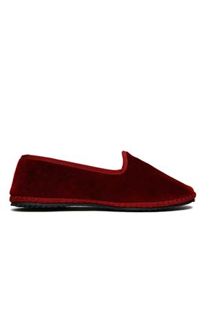 FRIULANE IN VELLUTO BORDEAUX RIAUVBORDEAUX PAOLO FIORILLO CAPRI | Pantofola | RIAUVBORDEAUX